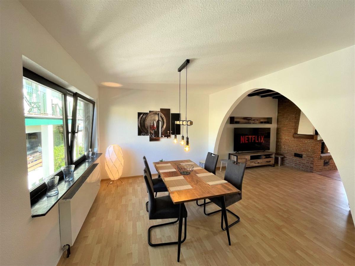 Traumaussicht Kamin Balkon Burgblick 65 Zoll Tv Netflix Sky Joyn Lindenplatz Διαμέρισμα Bullay Εξωτερικό φωτογραφία